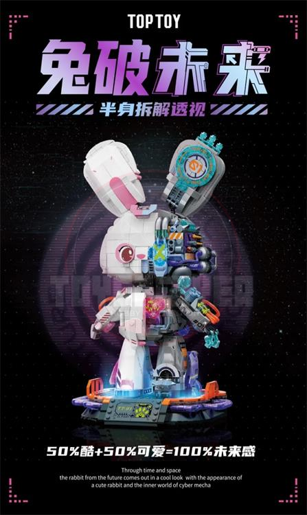 Top Toy Time Traversing Rabbit