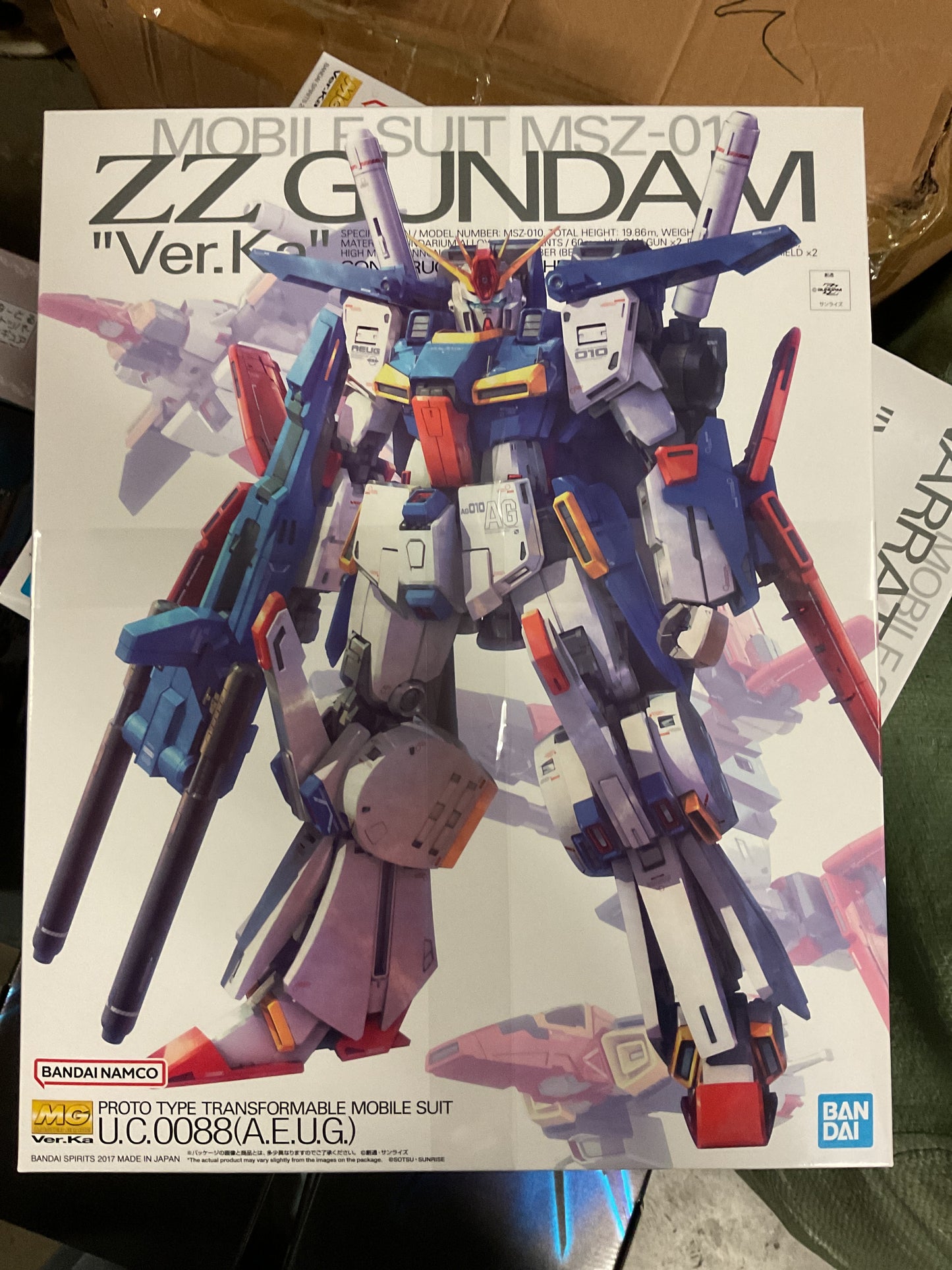 Bandai MG 1/100 ZZ Gundam Ver.Ka