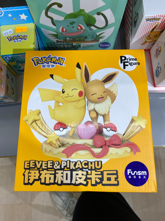 Pokemon Evee and Pikachu Figure - Prime Figure