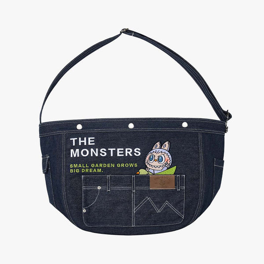 THE MONSTERS FALL IN WILD SERIES- Denim Messenger Bag