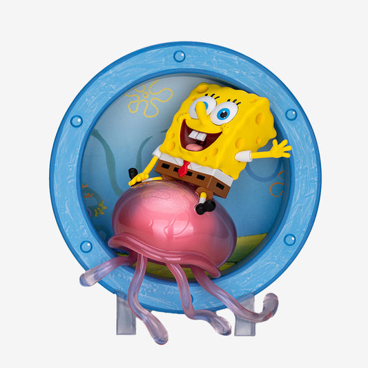 SpongeBob’s Window: SpongeBob Jellyfish Riding Figure