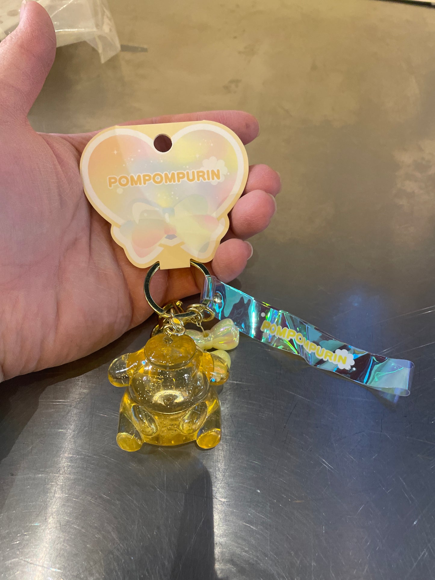 Sanrio Translucent Jelly Pendant - Pompompurin