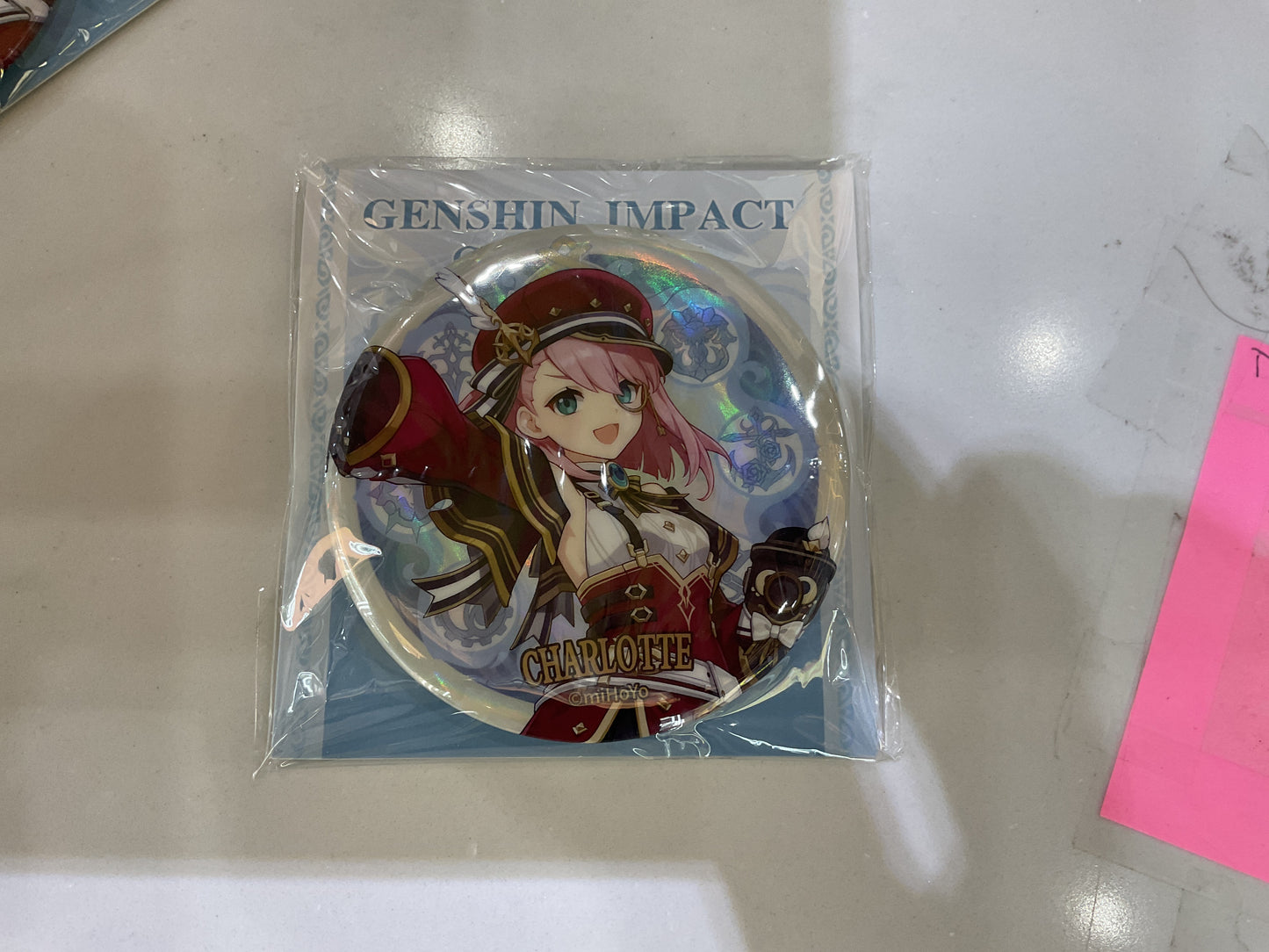 Genshin Impact Charlotte button