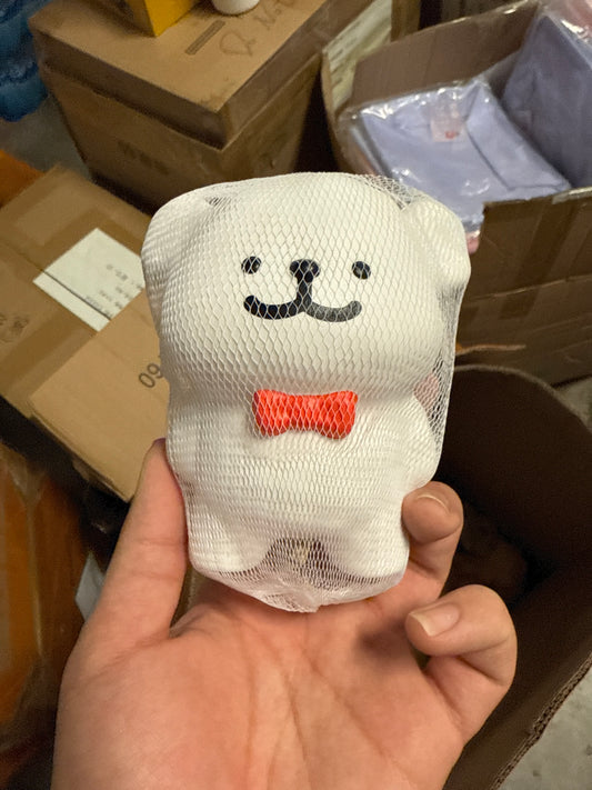 Maltese Squishy (White Bow Tie)