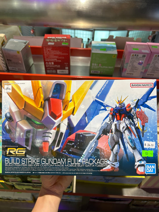 RG BUILD STRIKE GUNDAM FULL PACKAGE: BUILD FIGHTER SEI IORI CUSTOM MADE MOBILE SUIT GAT-X105B/FP