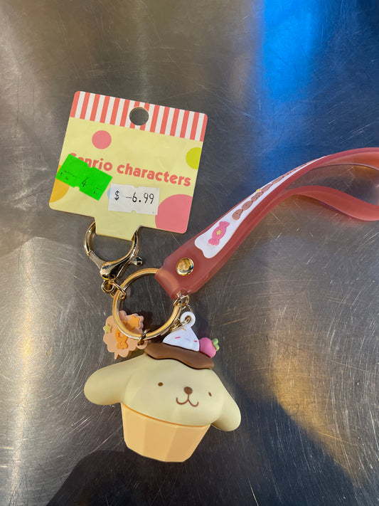 Sanrio Dessert Keychain - Pompompurin