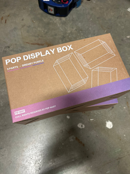 Pop Mart Display Box (3 Parts-Dreamy Purple)