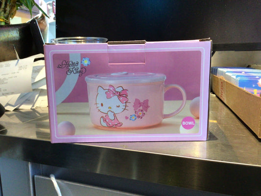 Hello Kitty Bowl With Handle