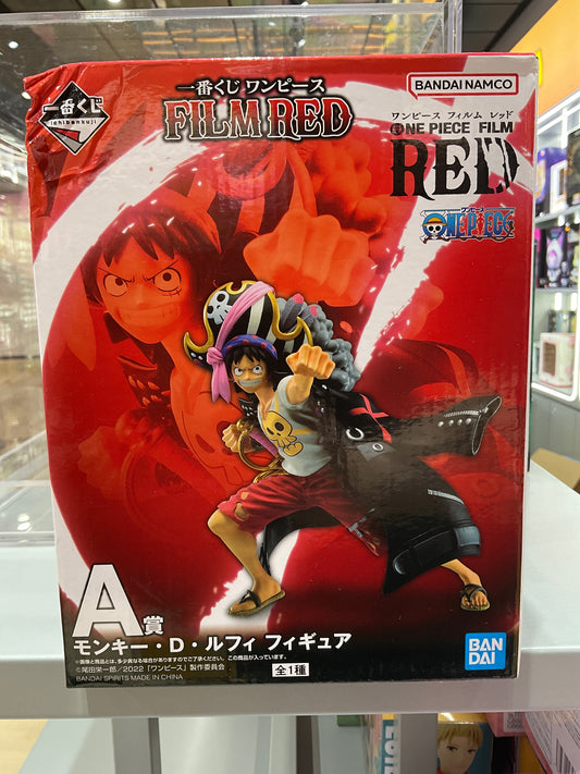 Bandai One Piece film Red - kuji A prize Luffy