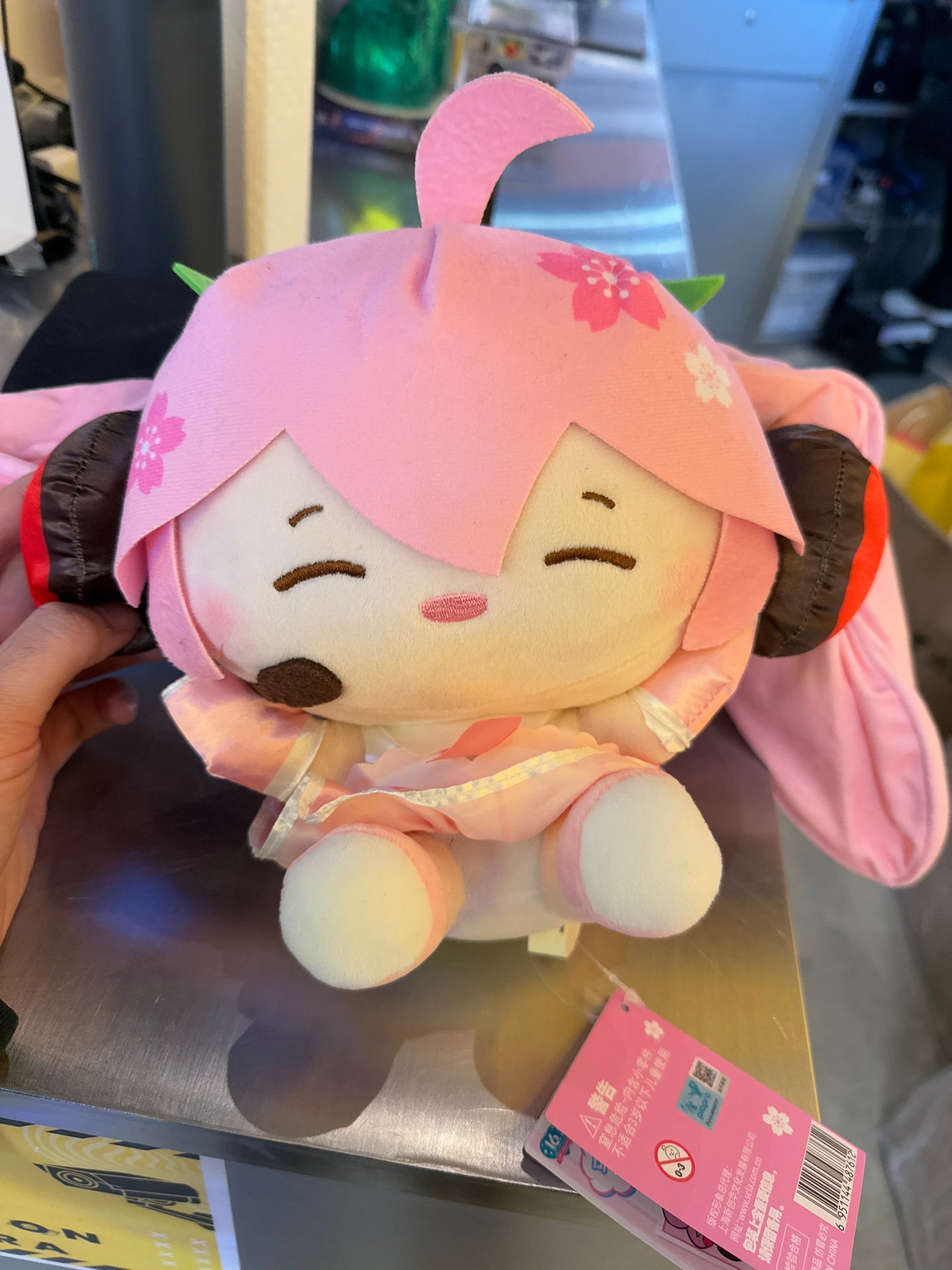 8" Pink Hair Hatsune Miku Plush