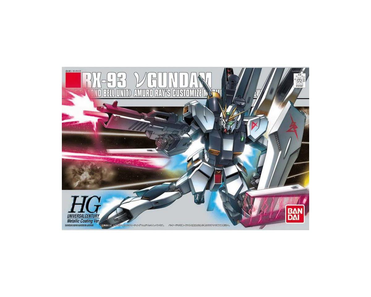 Bandai HGUC Nu Gundam (Metallic Coating Version) "Char's Counterattack" Model Kit