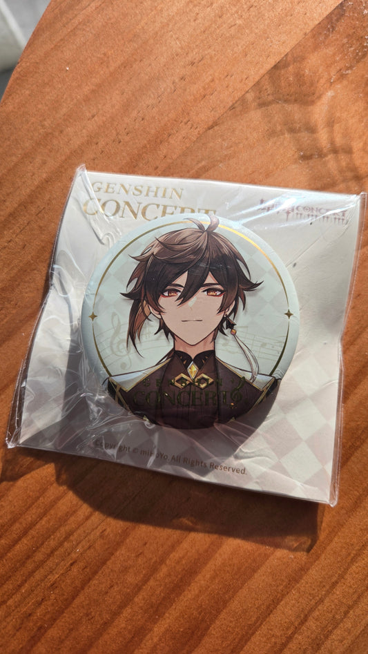 Genshin Impact Zhongli Concert Pin