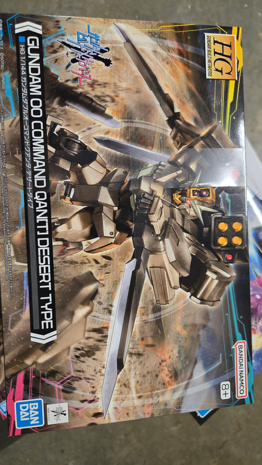 HG Gundam Build Metaverse Gundam 00 Command Qan(t) Desert Type