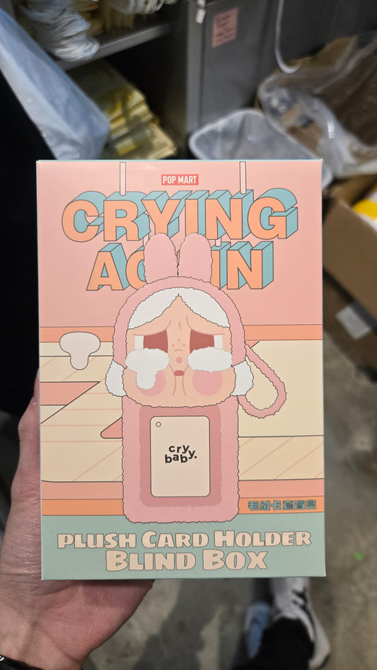 Crybaby Crying Again Plush Card Holder